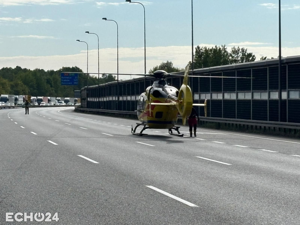 Zablokowana autostrada A4 po śmiertelnym wypadku