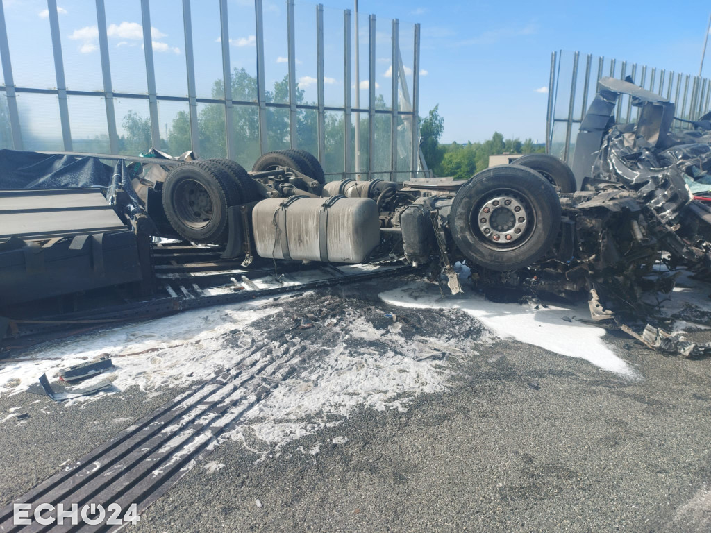 Zablokowana autostrada A4 po śmiertelnym wypadku