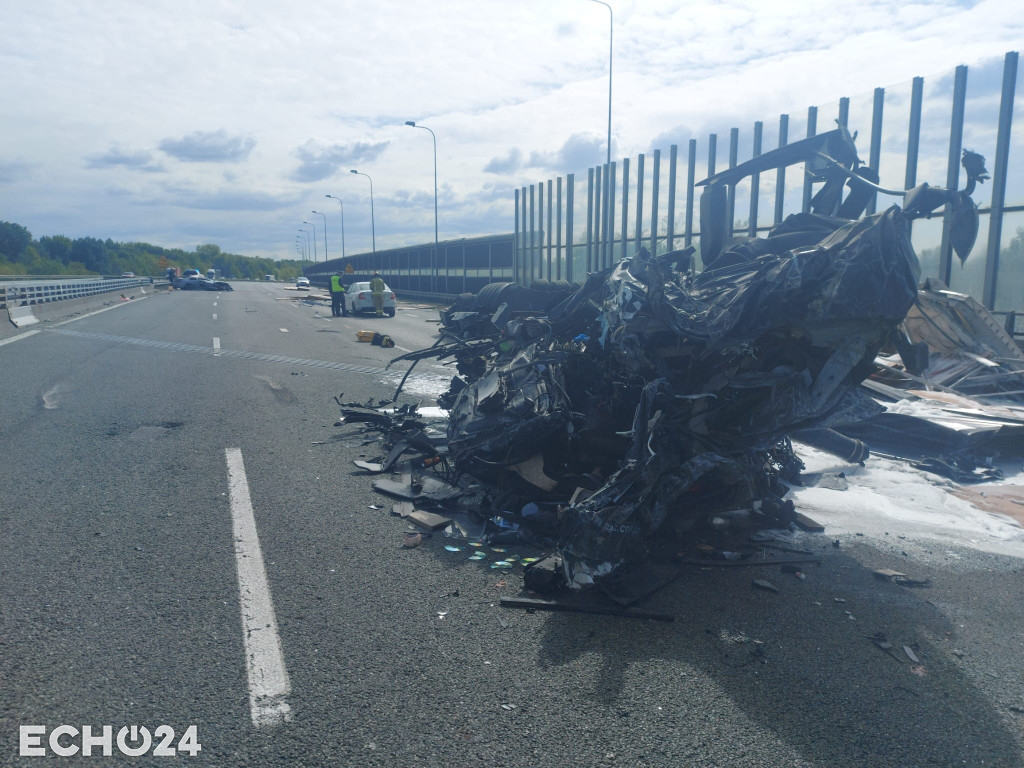 Zablokowana autostrada A4 po śmiertelnym wypadku