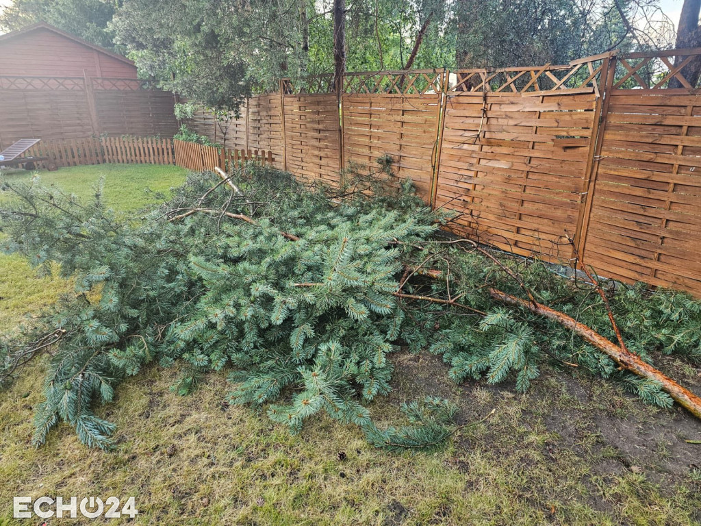 Krajobraz po burzy: Ponad pół tysiąca interwencji