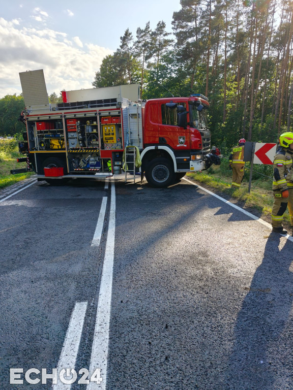 Śmiertelny wypadek na DK25 w Ostrowinie