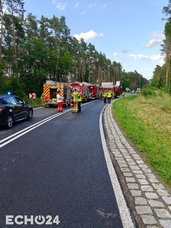 Śmiertelny wypadek na DK25 w Ostrowinie