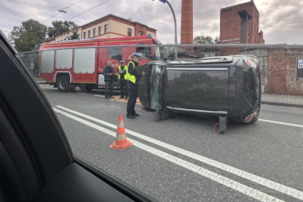 Groźny wypadek na Opolskiej we Wrocławiu