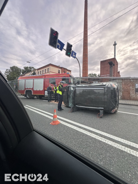 Groźny wypadek na Opolskiej we Wrocławiu