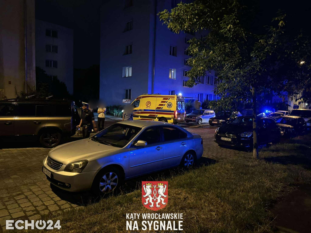 Karambol na ul. Sudeckiej we Wrocławiu