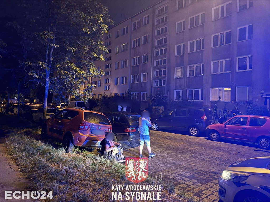 Karambol na ul. Sudeckiej we Wrocławiu