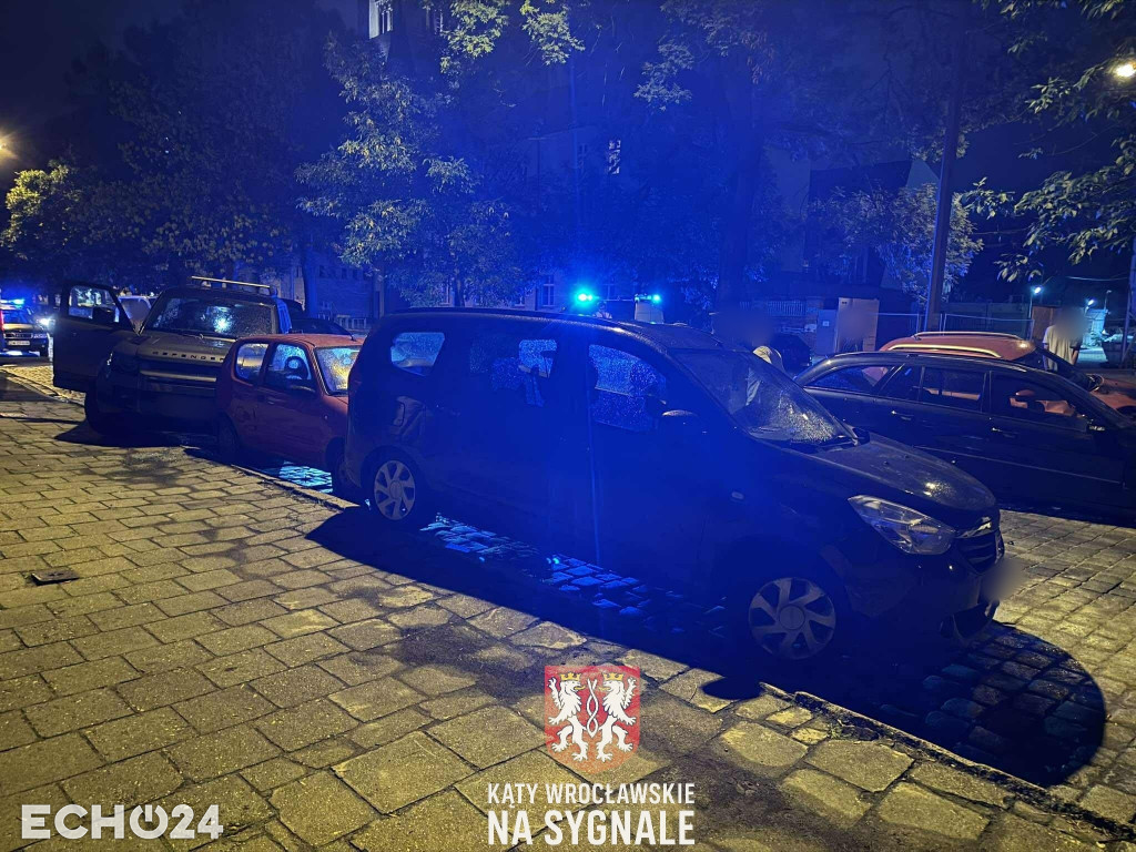 Karambol na ul. Sudeckiej we Wrocławiu