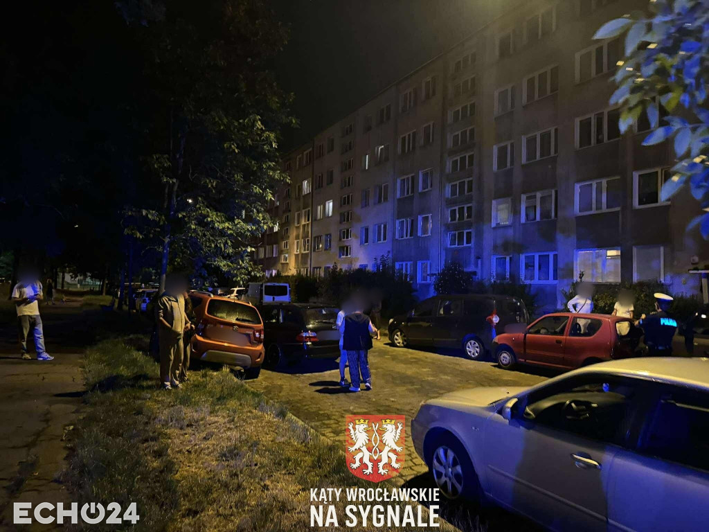 Karambol na ul. Sudeckiej we Wrocławiu