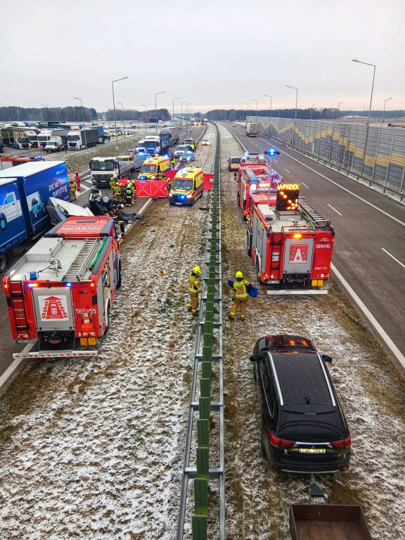 4 osoby zginęły w wypadku na S8 Łódź-Wrocław