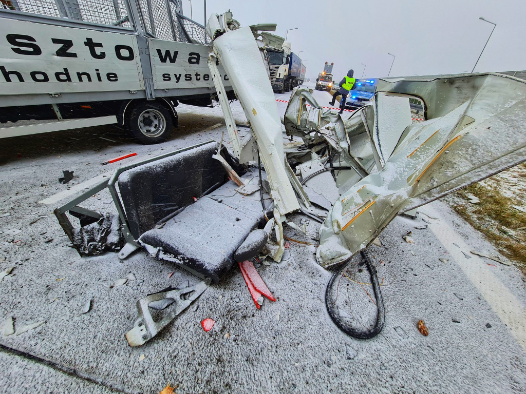 4 osoby zginęły w wypadku na S8 Łódź-Wrocław