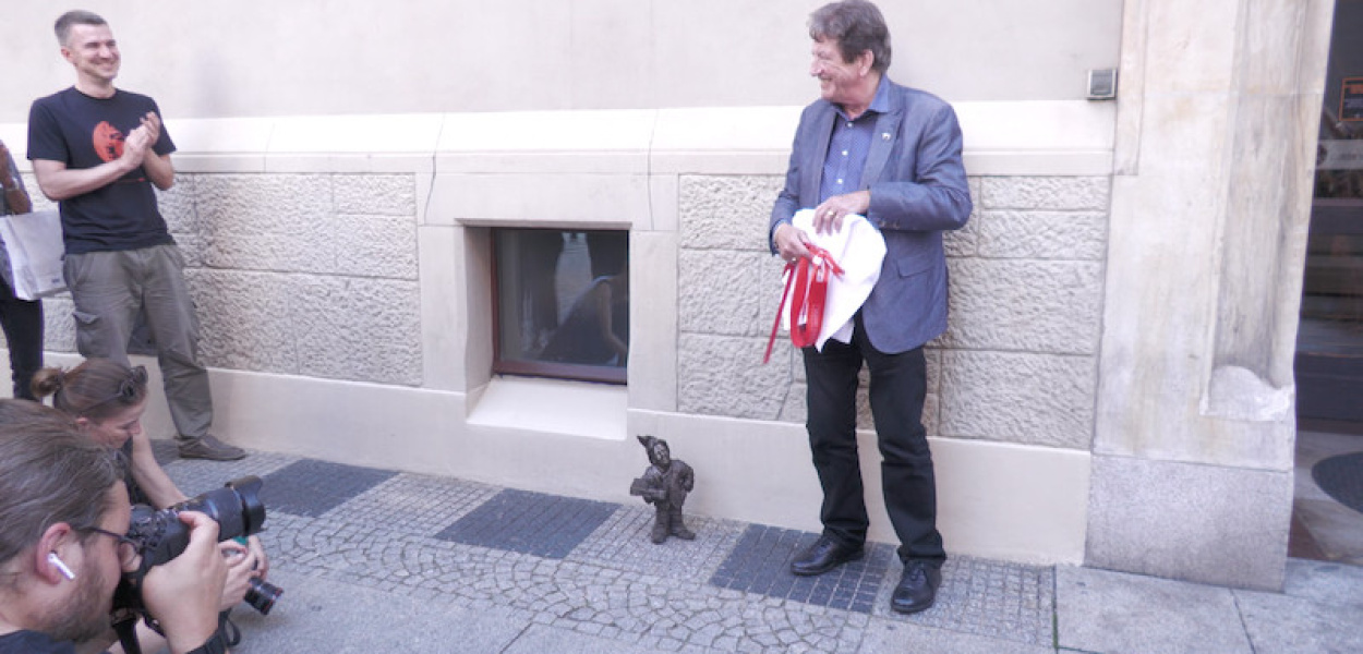 Krasnal Grahama Mastertona w sercu Wrocławia