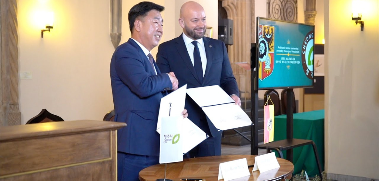 Wrocław i Cheongju miastami partnerskimi. Współpraca już trwa