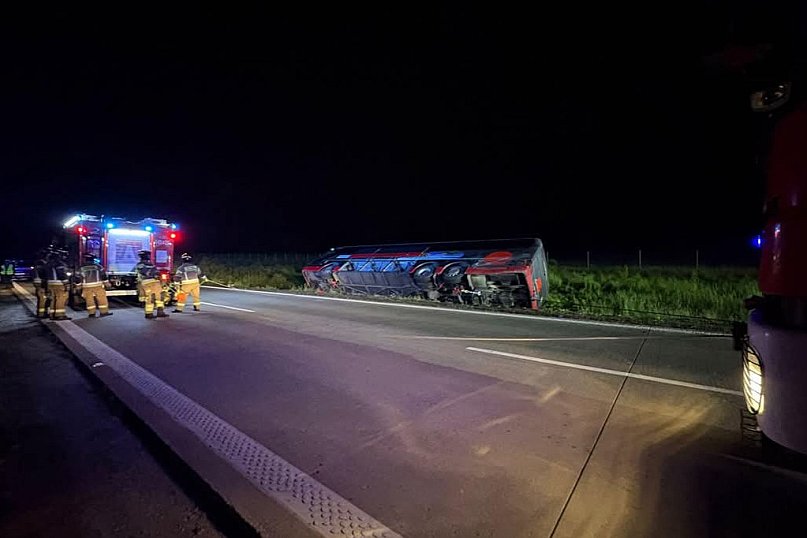 Wypadek autokaru z amerykańskimi żołnierzami