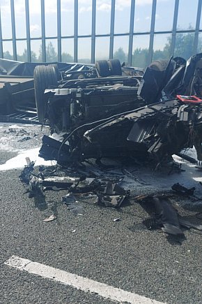 Zablokowana autostrada A4 po śmiertelnym wypadku-107