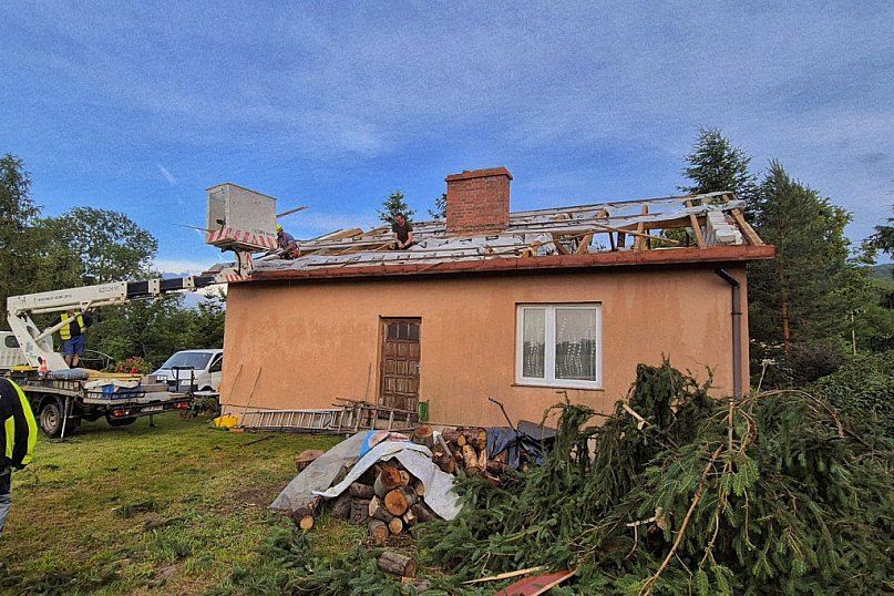 Krajobraz po burzy: Ponad pół tysiąca interwencji