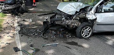 Poważny wypadek w Złotym Stoku. Droga zablokowana-85164