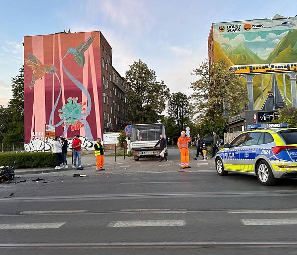 Groźny wypadek z udziałem motocyklistki-85183