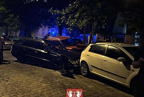 Karambol na ul. Sudeckiej we Wrocławiu. Staranowano 8 aut-87222