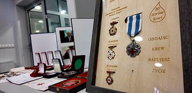 Honorowi krwiodawcy wyróżnieni