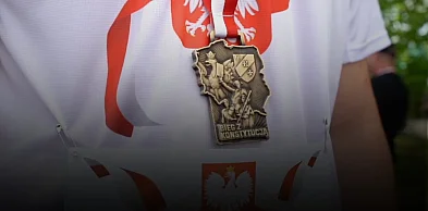 Jubileuszowy "Bieg z Konstytucją" w Kobierzycach