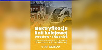 Kolej do Trzebnicy czeka na elektryfikację