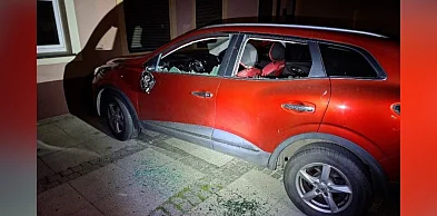 41-latek zdemolował auto toporkiem i groził właścicielce