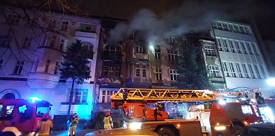 20 osób ewakuowanych. Niebezpieczny pożar w centrum Wrocławia