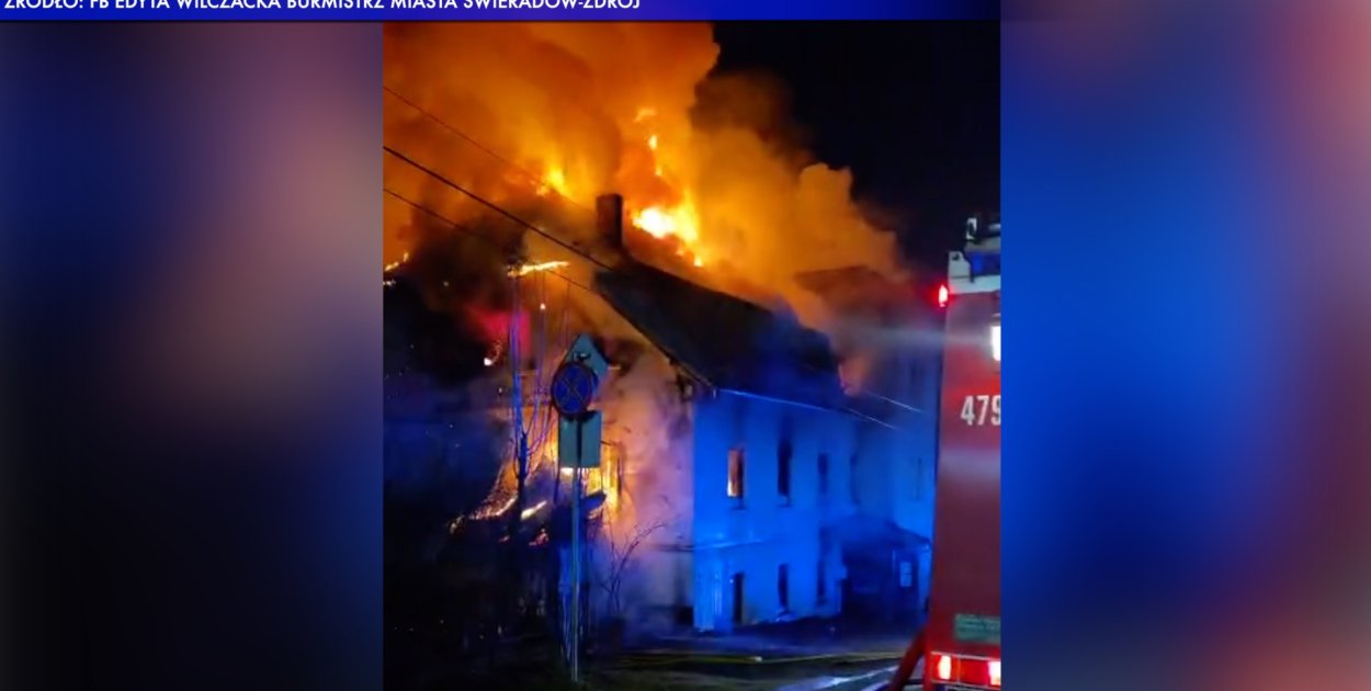 Tragiczny pożar w Świeradowie-Zdroju