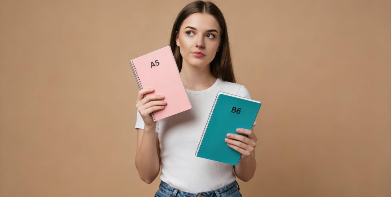 Notesy A5 i B6 – porównanie najpopularniejszych formatów do codziennego planowania